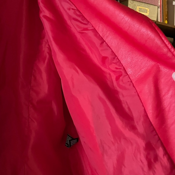 Ana Red Women’s Moto Jacket - Picture 7 of 7